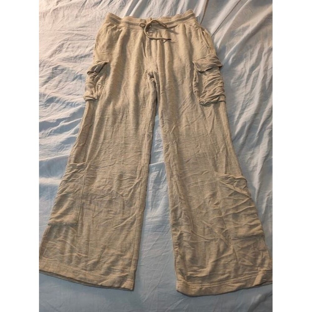 No brand Loose Fit Cargo Pants – Drawstring  Wide Leg, Pre-Owned.   K